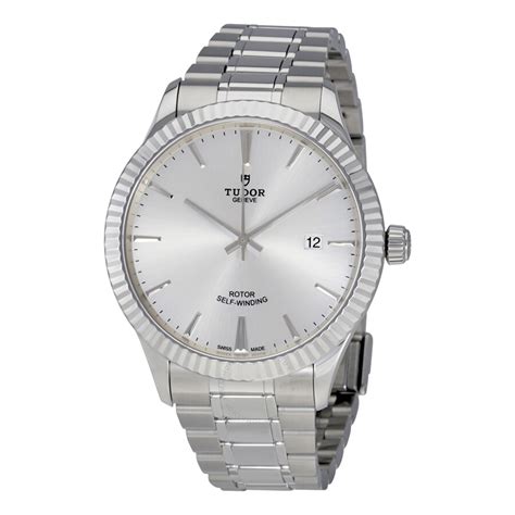 Tudor Style Automatic Silver Dial Men's Watch 12710